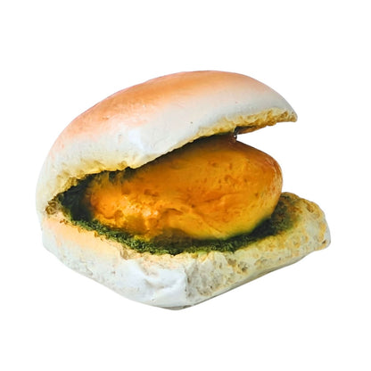 Vada Pav - Decor / Paperweight - realistic size, look & feel (8*8*7 cm)