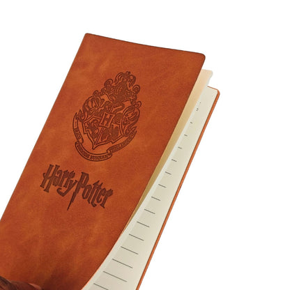 Harry Potter - Soft-Felt Embossed Diary - Brown (17*10 cm)