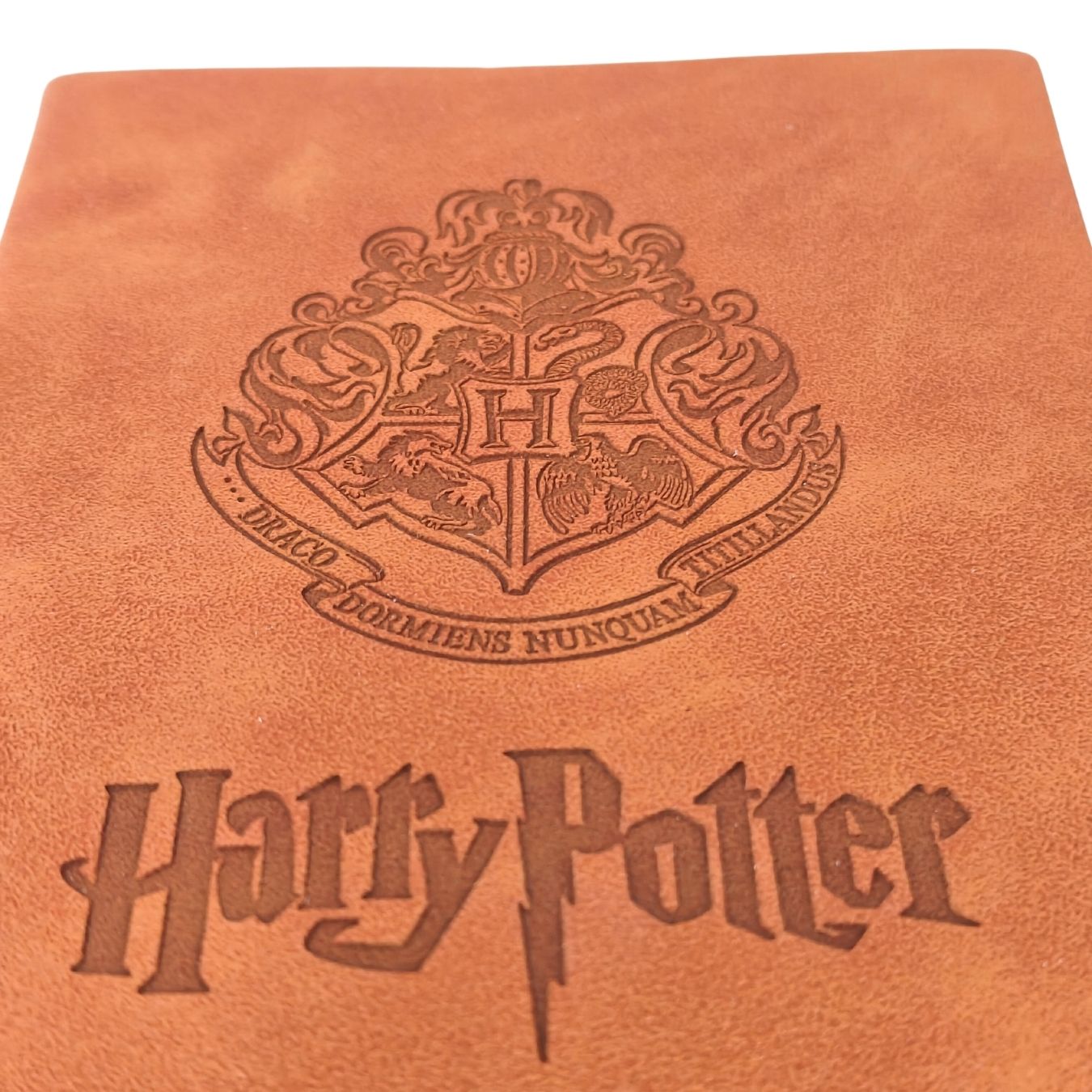 Harry Potter - Soft-Felt Embossed Diary - Brown (17*10 cm)