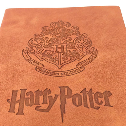Harry Potter - Soft-Felt Embossed Diary - Brown (17*10 cm)