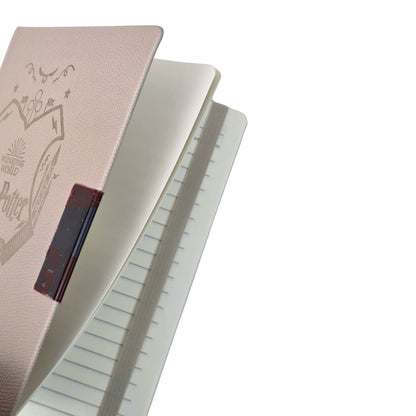 Harry Potter  -Wizarding World - Hard-Cover Faux-Leather Diary Medium DK 19 -Beige (21*15 cm)