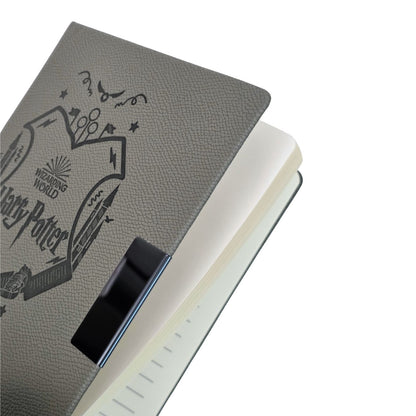 Harry Potter  -Wizarding World - Hard-Cover Faux-Leather Diary Medium DK 19 - Green (21*15 cm)