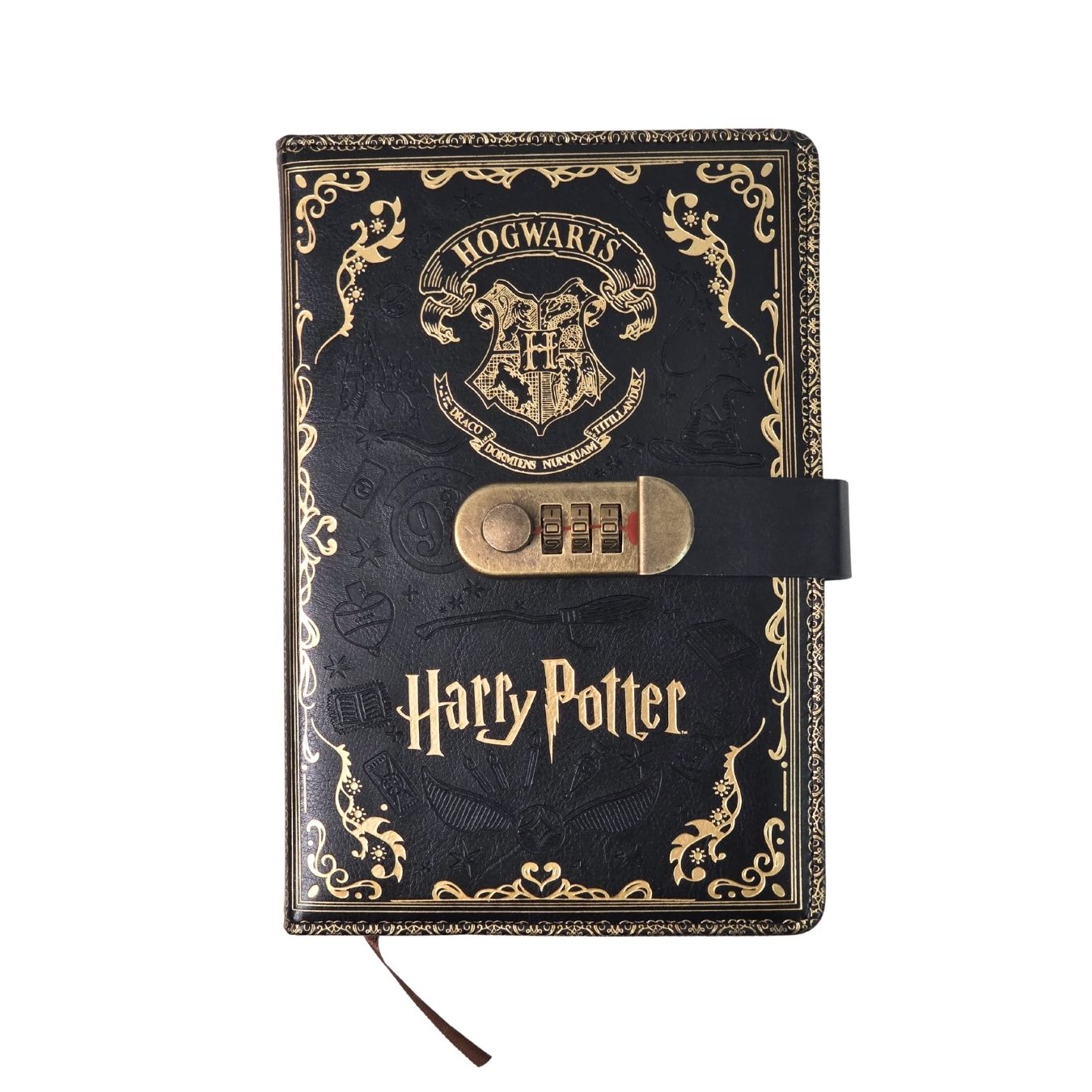Harry Potter - Hogwarts Faux-Leather Diary with Retro Lock (22*15 cm)