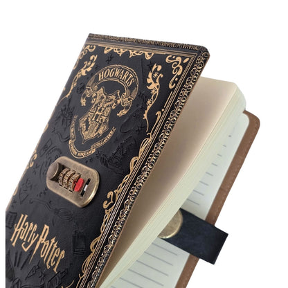 Harry Potter - Hogwarts Faux-Leather Diary with Retro Lock (22*15 cm)