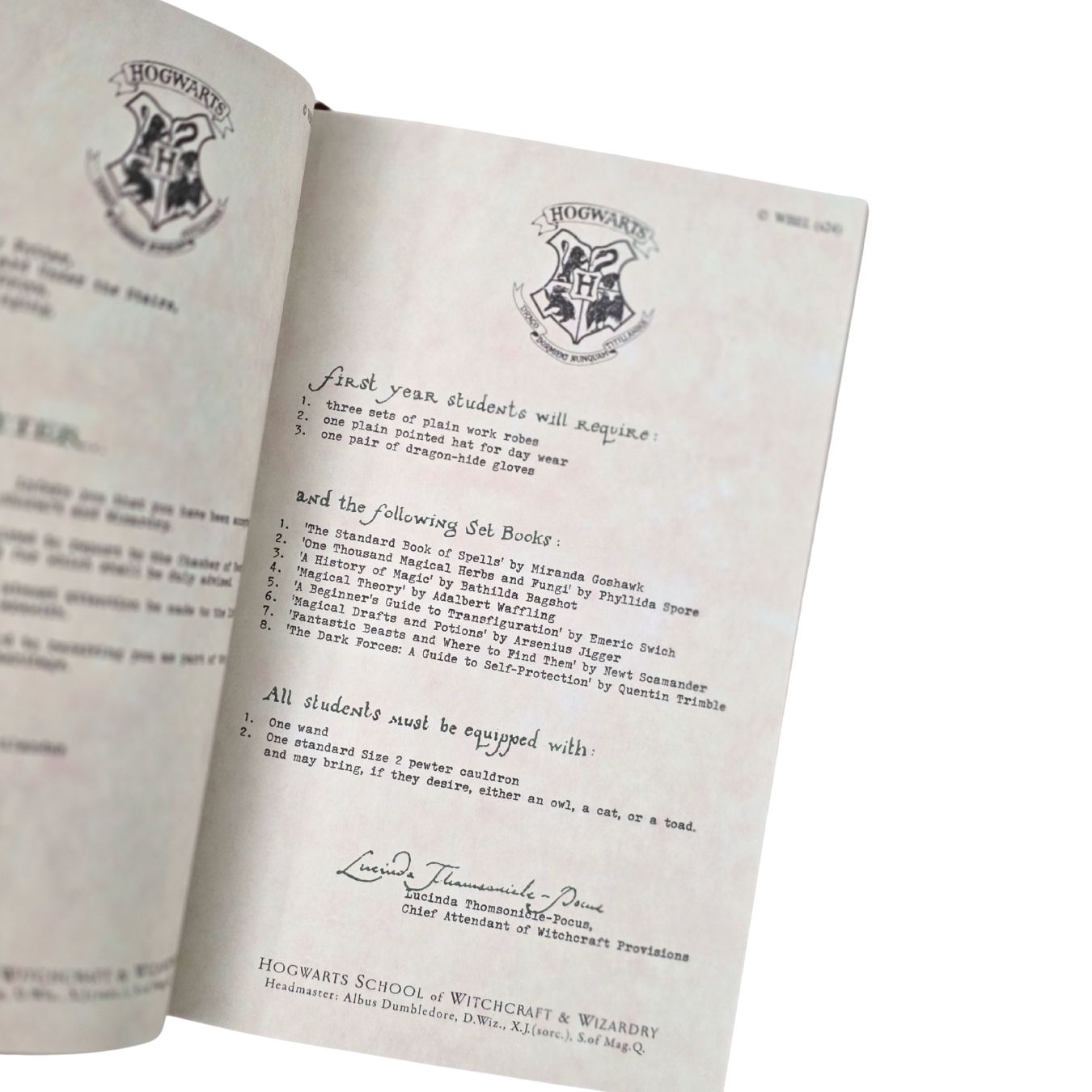 Harry Potter - Hogwarts Tri-Fold Hard-Cover Illustrated Diary (17*11 cm)