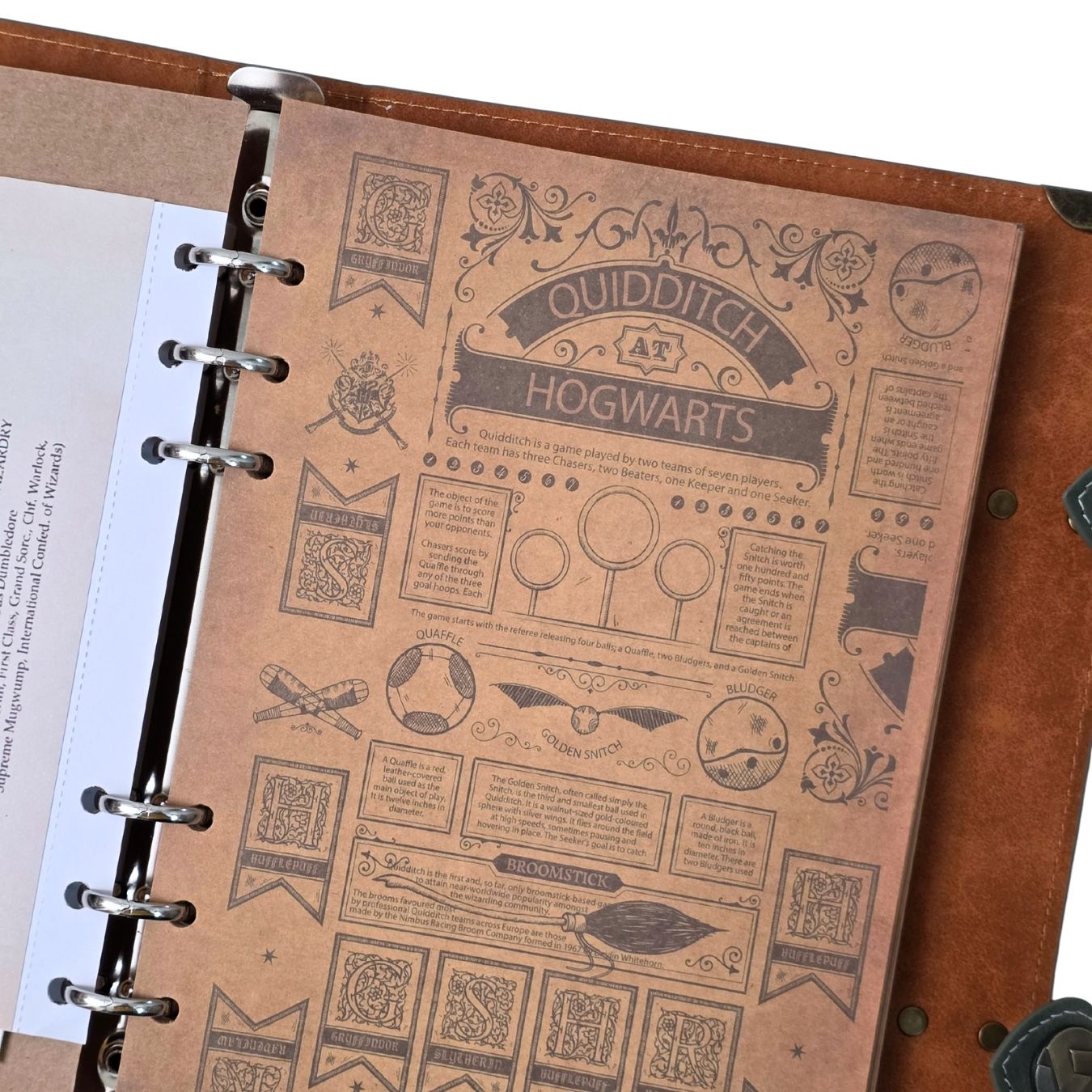 Harry Potter - Slytherin File-Folder Style Illustrated Premium Diary (23*118 cm)