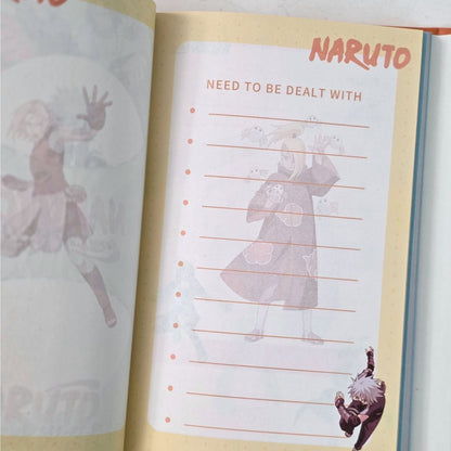 Naruto - Illustrated Tri-Fold Diary (11*17 cm)