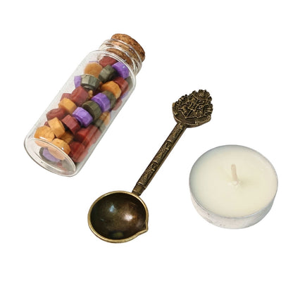 Harry Potter - Marauder's Map Pen Set (Diary, Pen, Ink Pot, Pen Stand, Calligraphy Nibs, Paper Cutter, Wax Seal Kit, Metal Bookmark)