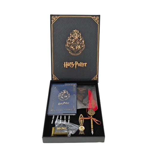 Harry Potter - Pen Set (Diary, Pen, Ink Pot, Pen Stand, Calligraphy Nibs, Metal Bookmark)