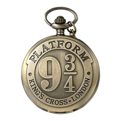9-3/4 Station | Harry Potter | Metal Pocket Watch