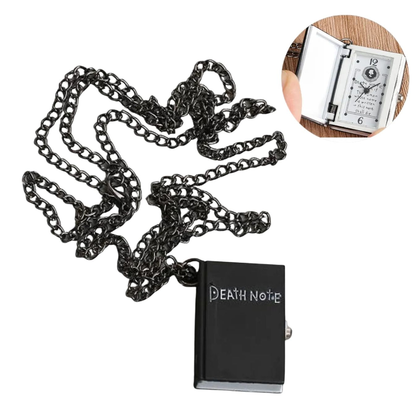 Death Note - Notebook (4 cm) | Metal Pocket Watch