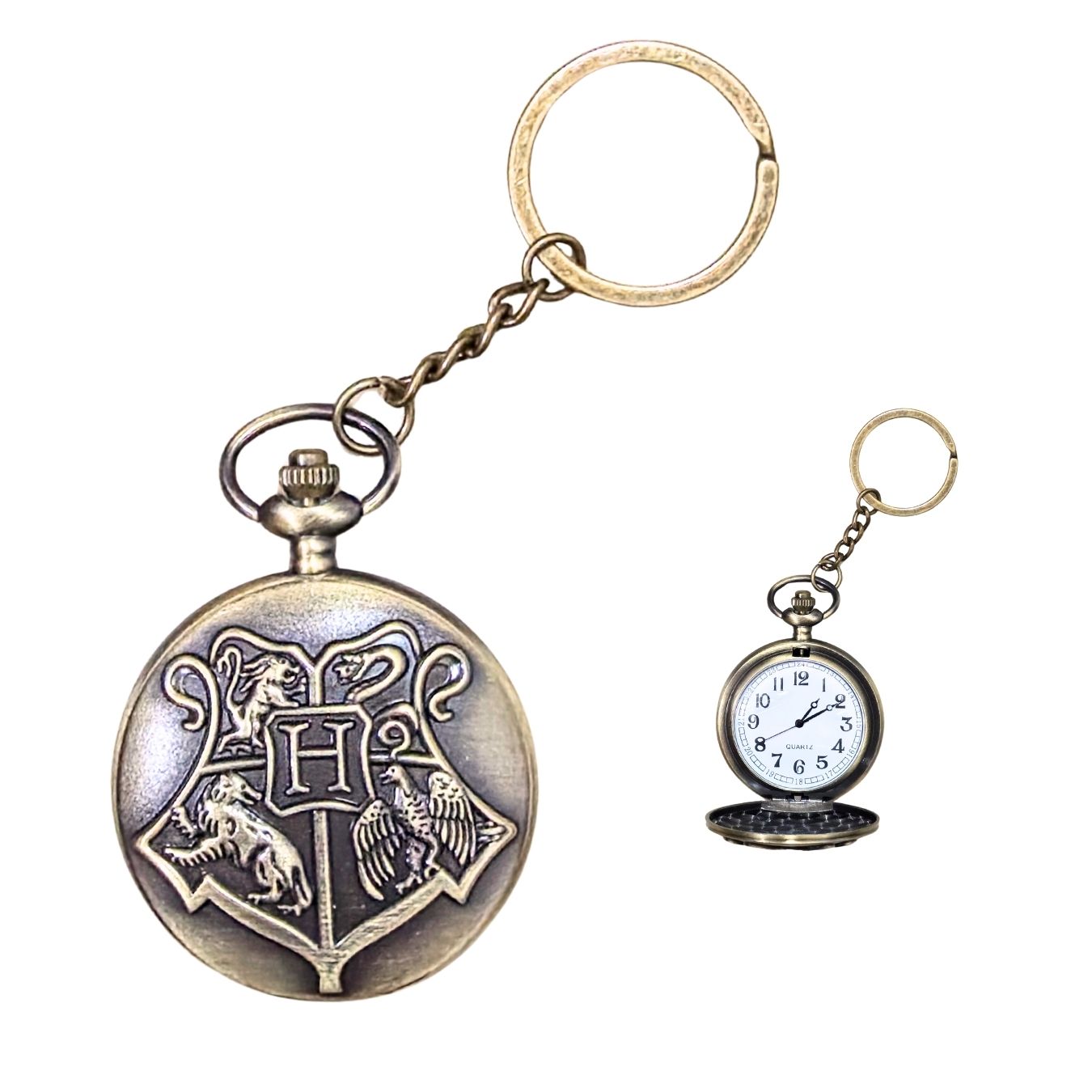 Hogwarts Logo (5 cm) | Metal Pocket Watch | Harry Potter