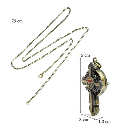 Pirate Logo Metal Pocket Watch (5 cm) | One Piece