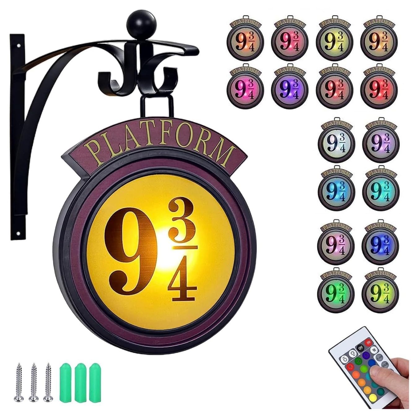 Platform 9 3/4 Hanging Wall Lamp (15 x 19 cm) | Harry Potter