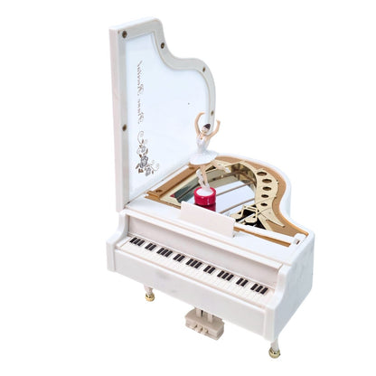 Ballerina on Piano - Dancing on Piano with Auto-wind Music Box