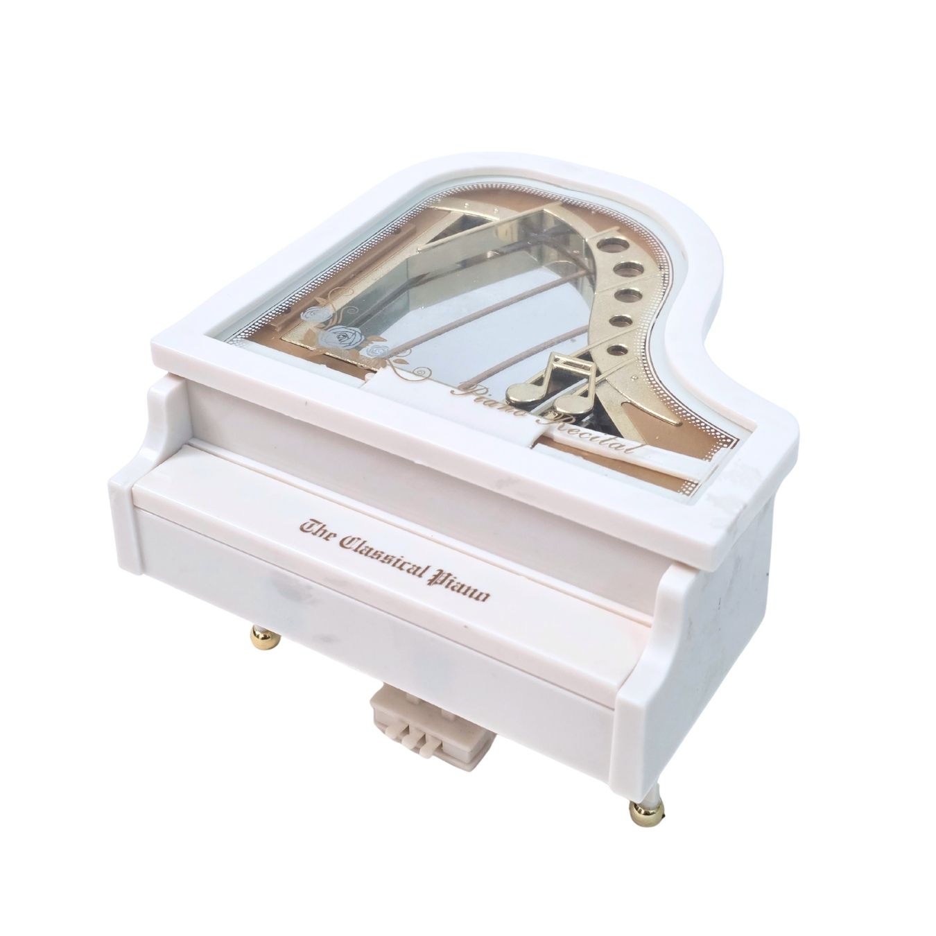 Ballerina on Piano - Dancing on Piano with Auto-wind Music Box