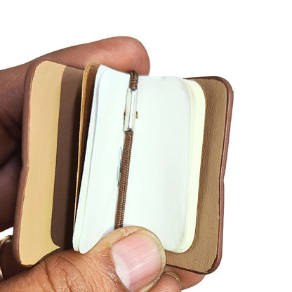 Hogwarts House Embossed Keychain Diary (5 cm) (select variant) | Harry Potter