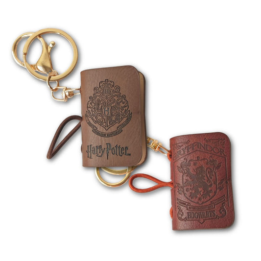 Hogwarts House Embossed Keychain Diary (5 cm) (select variant) | Harry Potter