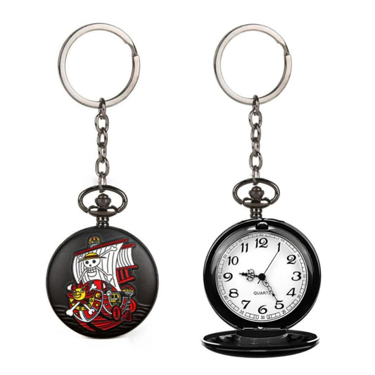 Thousand Sunny Ship Logo Metal Pocket Watch (5 cm) | One Piece