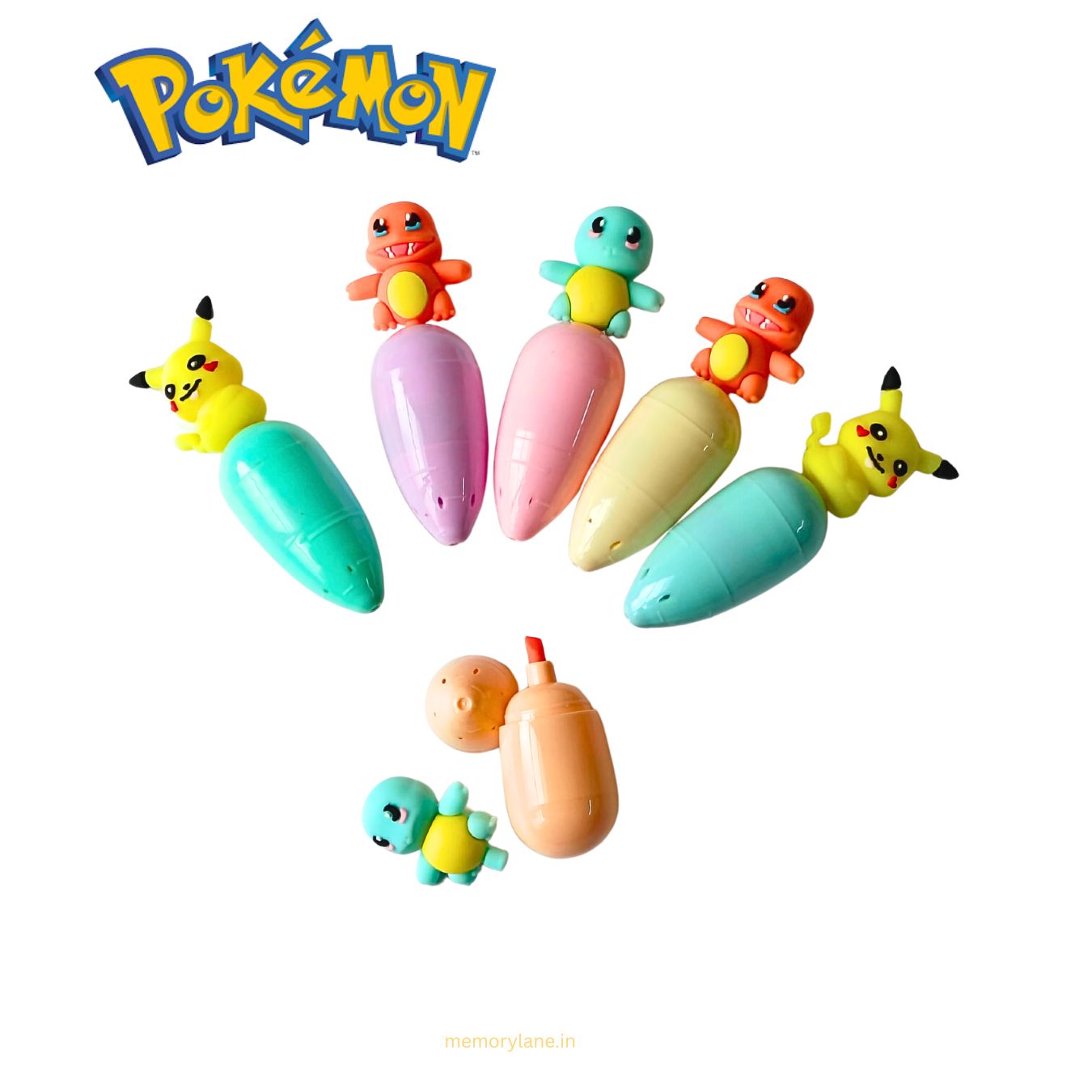 Cute Pokemon Highlighter set  of 6 (7 cm)