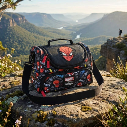 Spiderman Double Decker Lunch / Utility Bag  (24x17x16 cm)