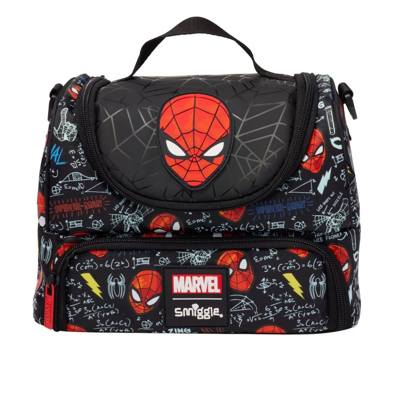 Spiderman Double Decker Lunch / Utility Bag  (24x17x16 cm)