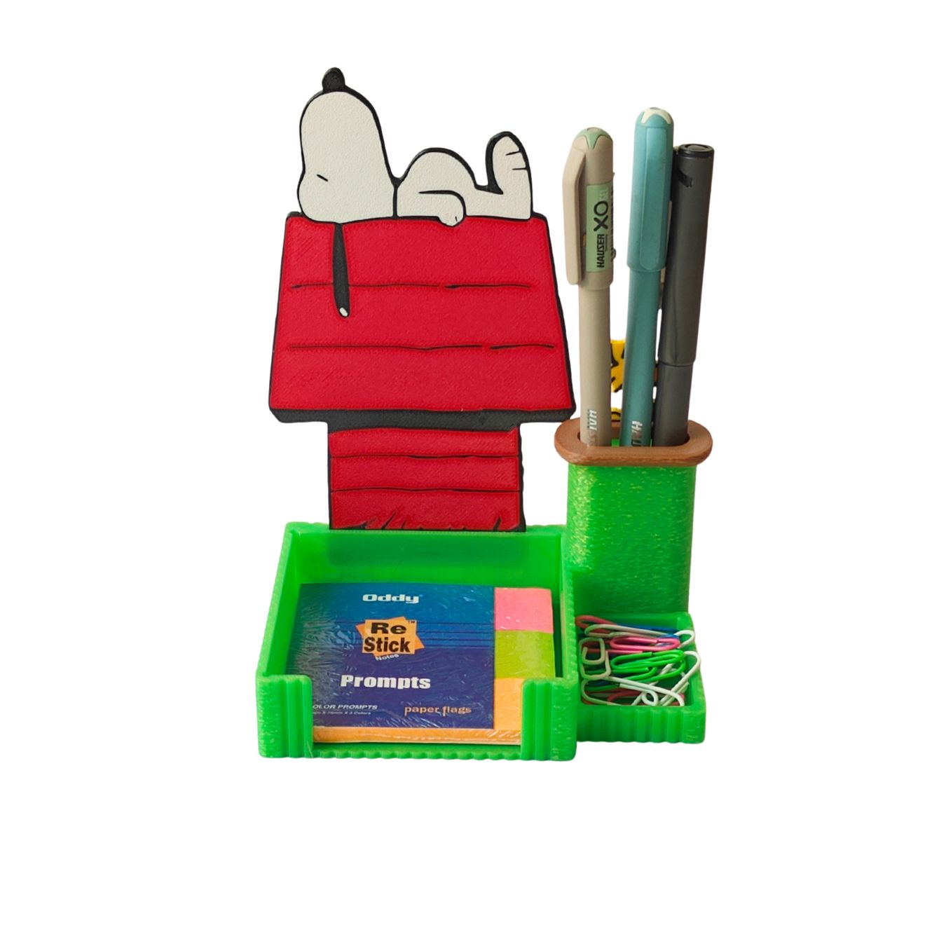 Snoopy & Woodstock | Sticky Note & Pen Stand (16*13*9 cm)