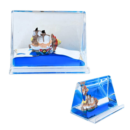 Throusand Sunny - Unsinkable  Ship (10*7 cm) - Phone Stand / Paperweight | One Piece