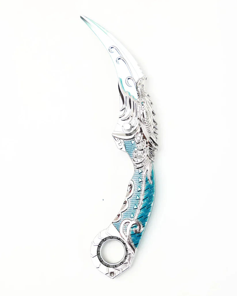 Foldable Karambit with Finger Spinner - not sharp (15 cm ) (select variant)