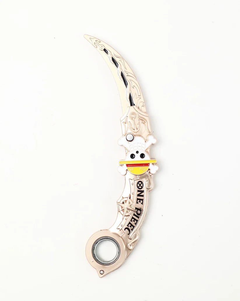 Foldable Karambit with Finger Spinner - not sharp (15 cm ) (select variant)
