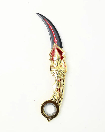 Foldable Karambit with Finger Spinner - not sharp (15 cm ) (select variant)