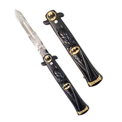 Foldable Metal Anime Knife (23cm) - Snap-open (cosplay item, not sharp)