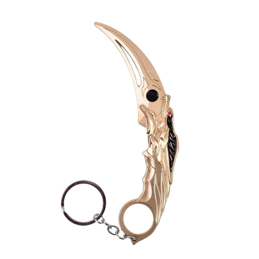 Wolf | Metal Kunai Keyring (15 cm, not sharp)