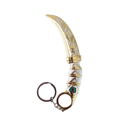 Metal Karambit Keyring (15 cm, not sharp)