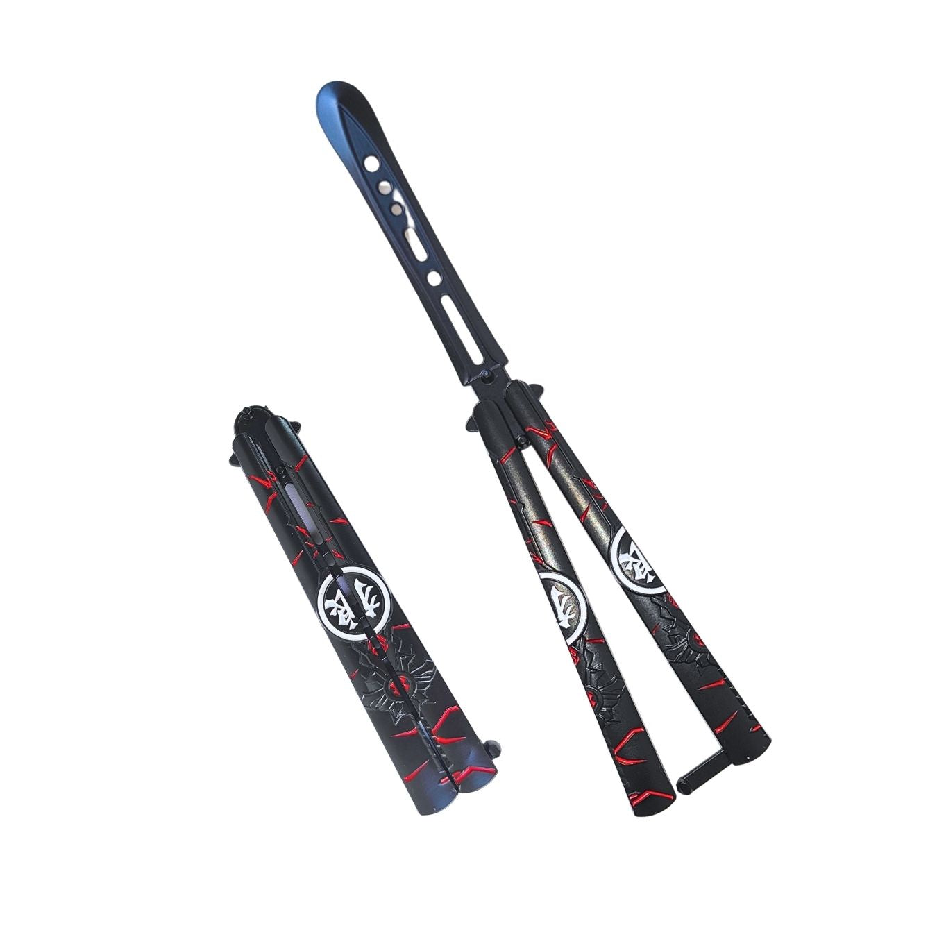 Decorative Anime Butterfly Knife (metal, 18 cm) (select variant from menu)