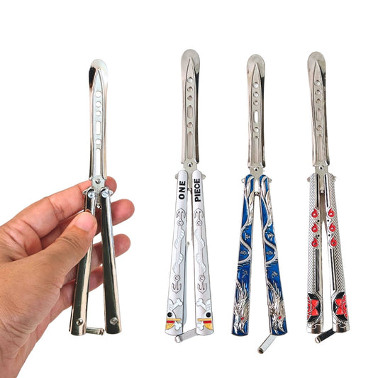 Decorative Anime Butterfly Knife (metal, 18 cm) (select variant from menu)