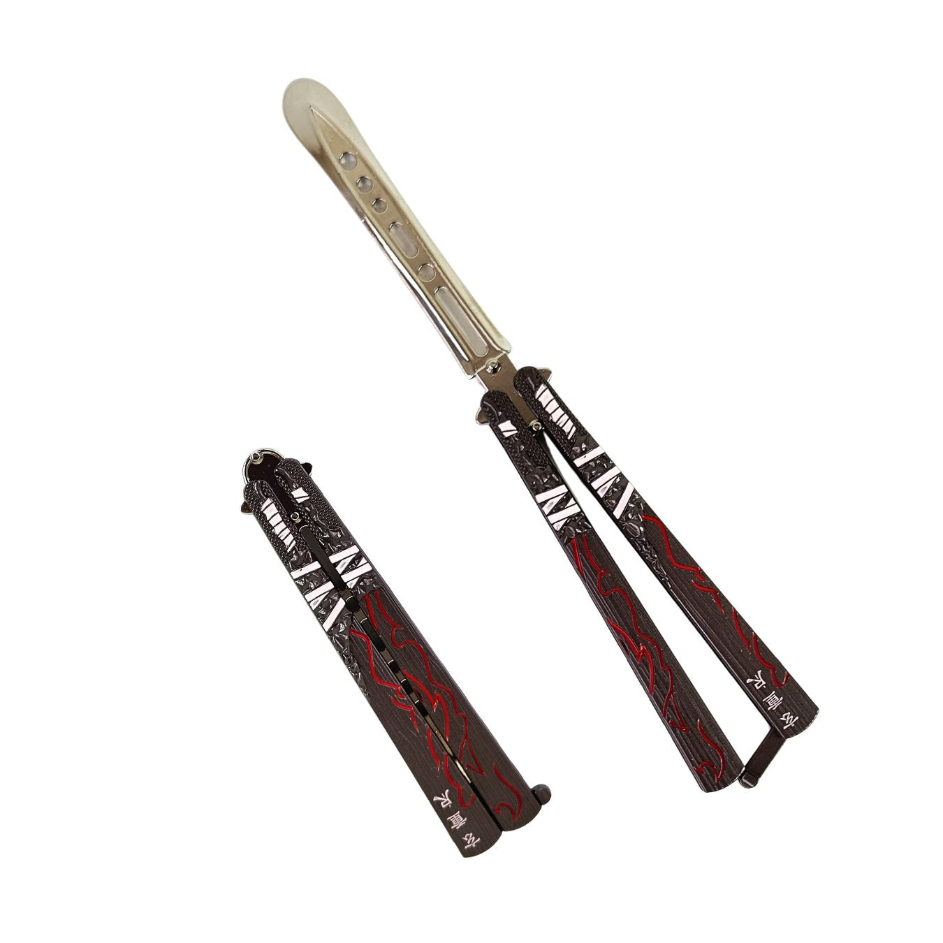 Decorative Anime Butterfly Knife (metal, 18 cm) (select variant from menu)
