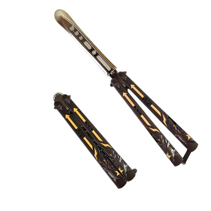Decorative Anime Butterfly Knife (metal, 18 cm) (select variant from menu)