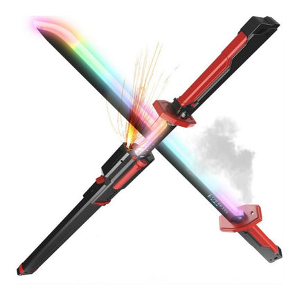 Sparking Katana/ Sword (80 cm) with RBG lighting, Smoke & Sound effects for Cosplay