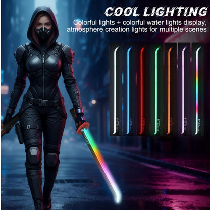 Sparking Katana/ Sword (80 cm) with RBG lighting, Smoke & Sound effects for Cosplay