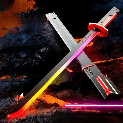 Sparking Katana/ Sword (80 cm) with RBG lighting, Smoke & Sound effects for Cosplay