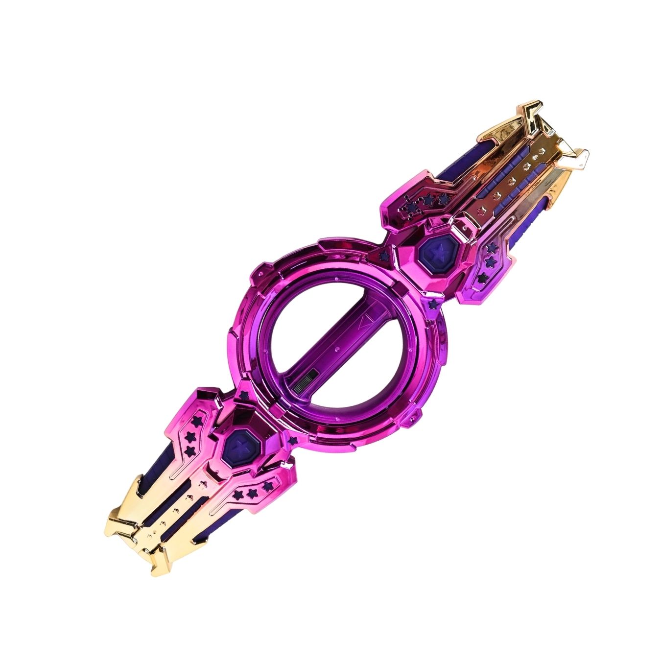 rotating dual edged led light saber with sound