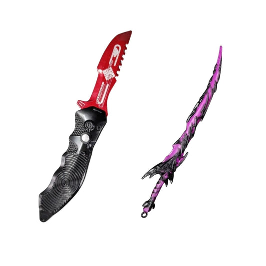 rgx blade and Ruination inspired knives 15 cm set of 2 not  sharp gaming