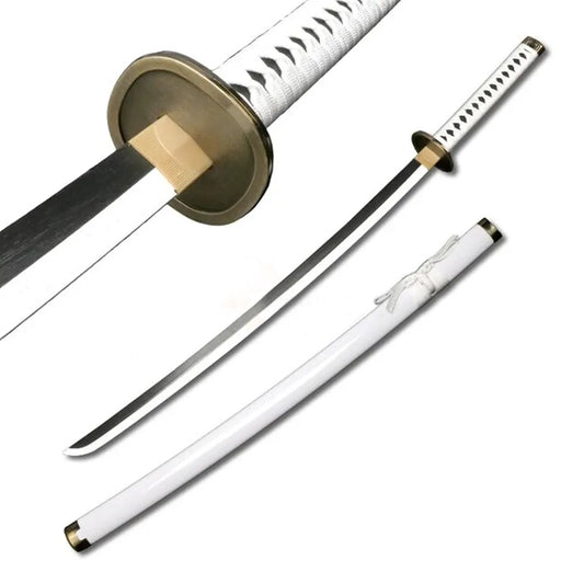 Katana - Zoro White - 104 cm Wooden Life-sized Katana