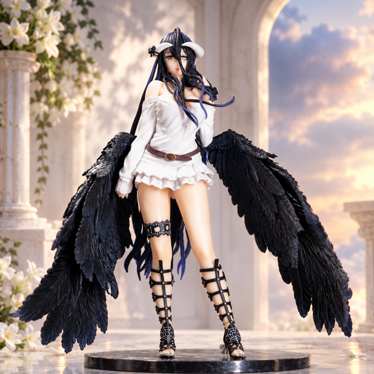 Albedo White Sundress & Fallen Wings (26 cm) | Overlord