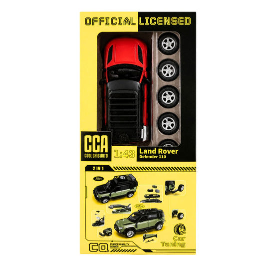 CCA 1:43 Land Rover Defender 110 Tuning Diecast Model Car Kit