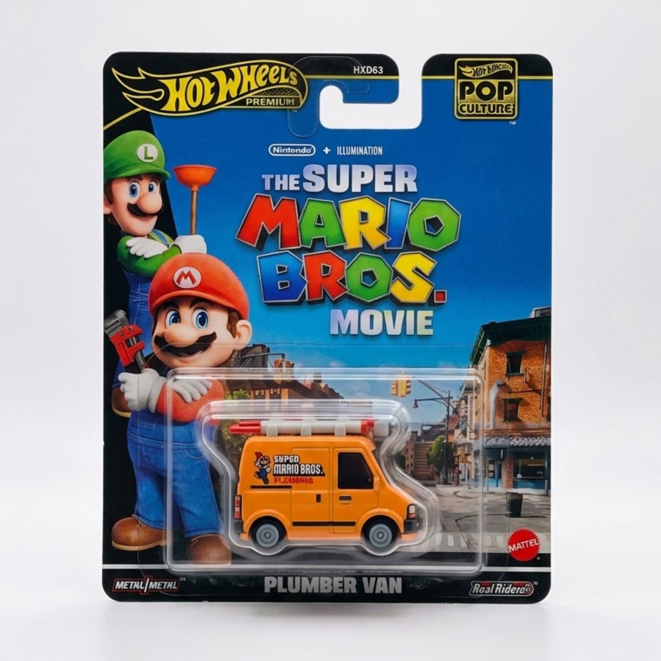Hot Wheels The Super Mario Bros. Movie Plumber Van (5 x 4 cm)