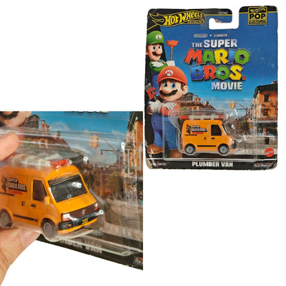 Hot Wheels The Super Mario Bros. Movie Plumber Van (5 x 4 cm)