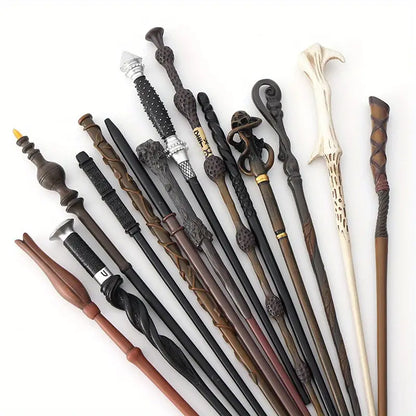 Wizarding Wands (35 cm) - Premium Polyresin & Metal (with gift box)