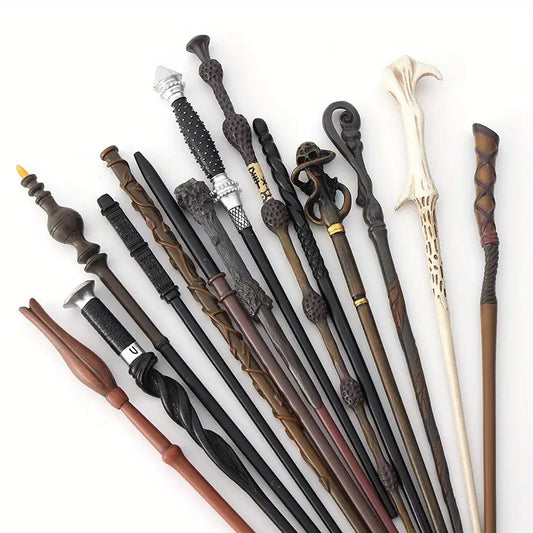 Wizarding Wands (35 cm) - Premium Polyresin & Metal (with gift box)